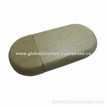 Wood USB Flash Drives, RoHS Directive-compliant